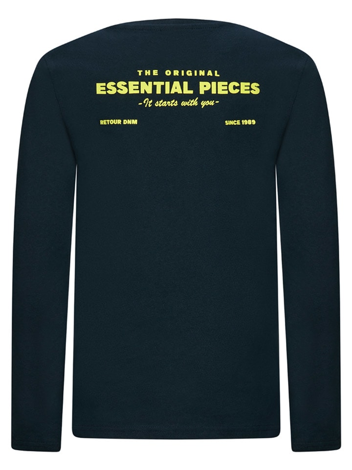 Tričko Retour Dunkelblau 963675 Longsleeve "Kjell" in Dunkelblau - 2