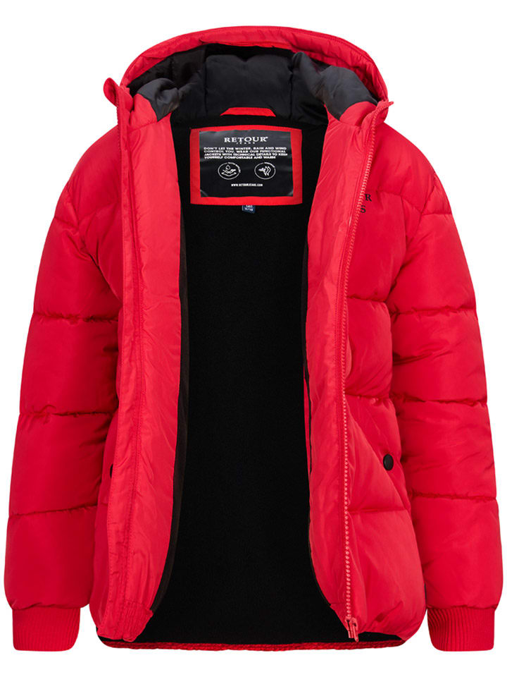 Retour Rot 7526104 Steppjacke "Alrik" in Rot - 3