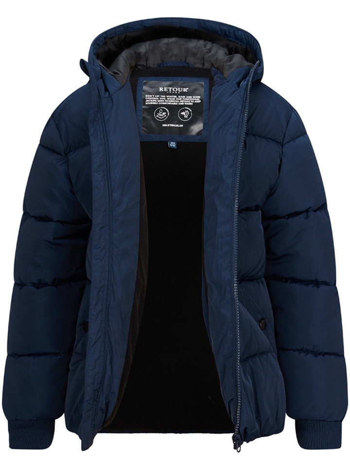 Retour Blau 8987070 Steppjacke "Alrik" in Blau - 3