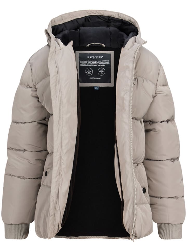 Retour Beige 6717589 Steppjacke "Alrik" in Beige - 3