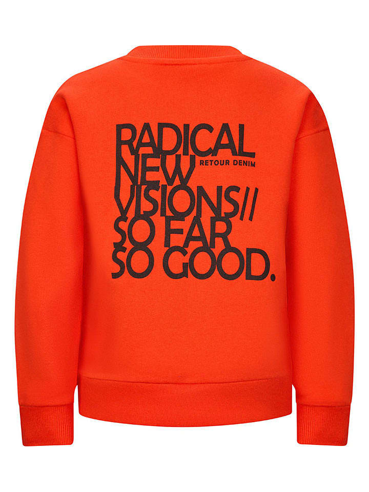Dětská mikina Retour Rot 6128505 Sweatshirt "Hakar" in Rot - 2