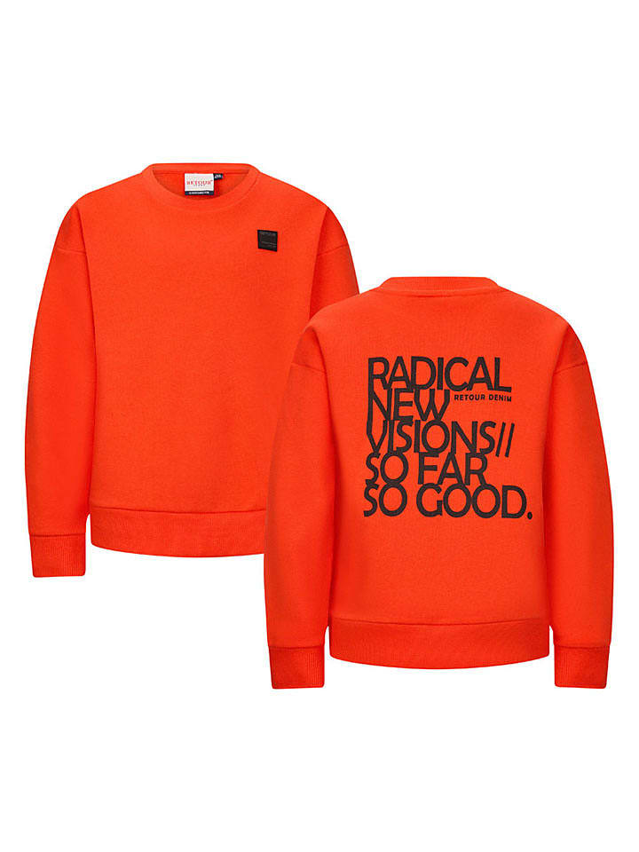 Dětská mikina Retour Rot 6128505 Sweatshirt "Hakar" in Rot - 3