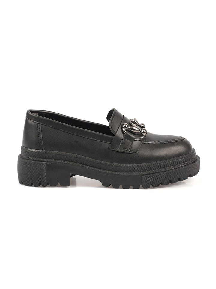 trendyol Schwarz 4400985 Mokassins in Schwarz - 3