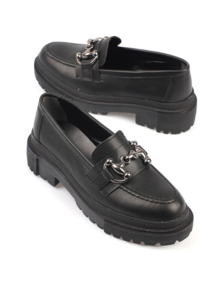 trendyol Schwarz 4400985 Mokassins in Schwarz - 5