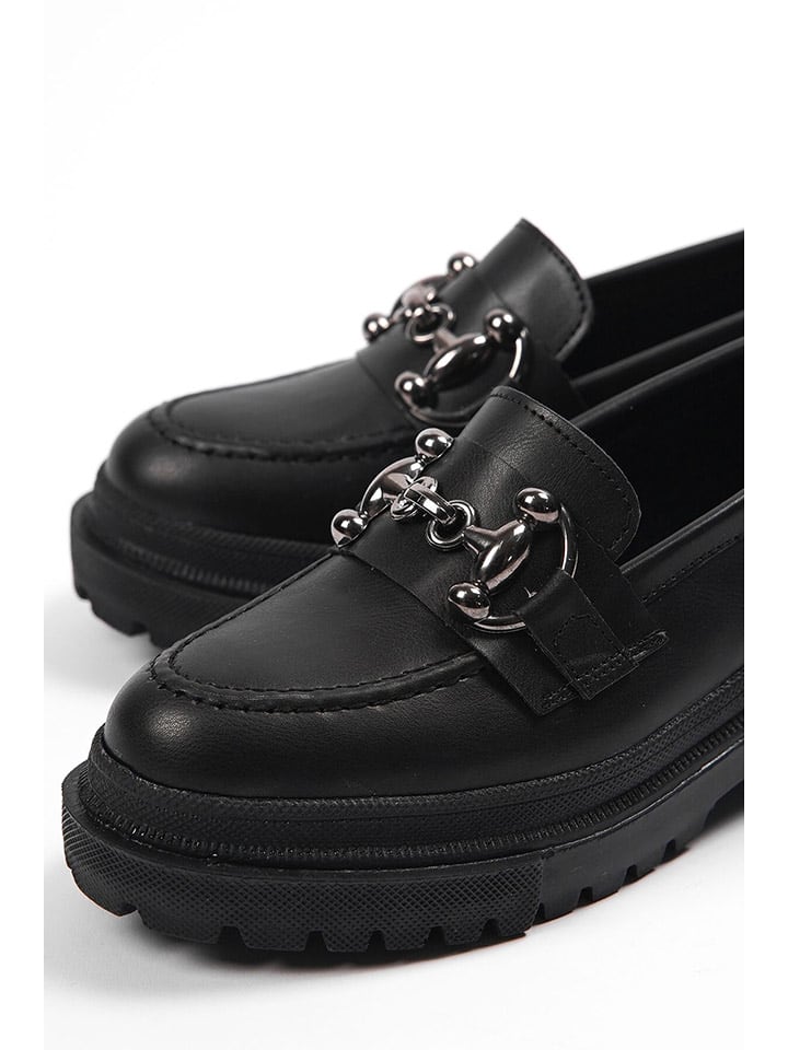trendyol Schwarz 4400985 Mokassins in Schwarz - 6