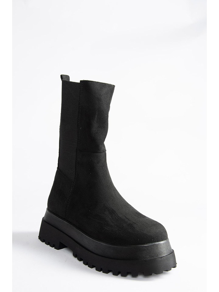 Kozačky trendyol Schwarz 831462 Stiefeletten in Schwarz - 6