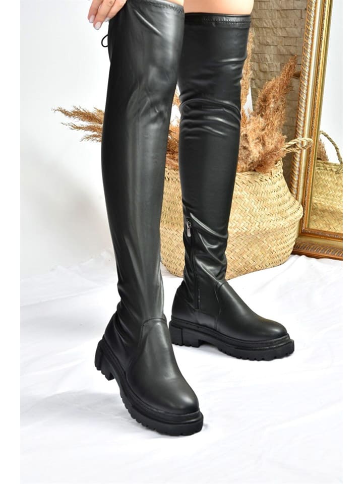 Kozačky trendyol Schwarz 8580877 Stiefel in Schwarz - 2