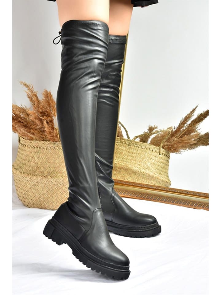 Kozačky trendyol Schwarz 8580877 Stiefel in Schwarz - 3