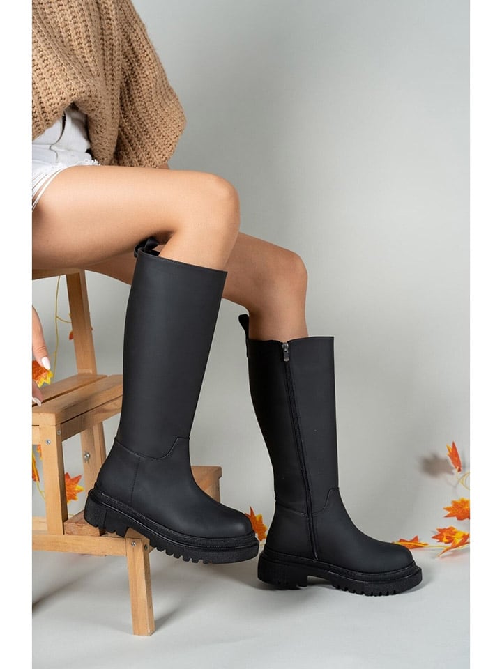 Kozačky trendyol Schwarz 1113996 Stiefel in Schwarz - 3
