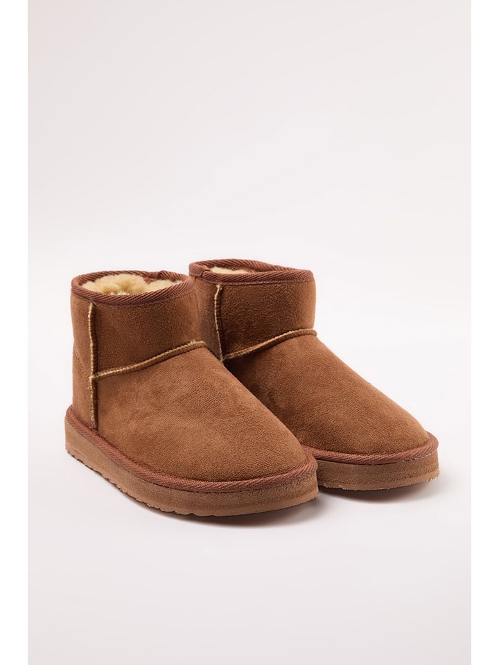 Boty trendyol Hellbraun 332782 Ankle-Boots in Hellbraun - 5