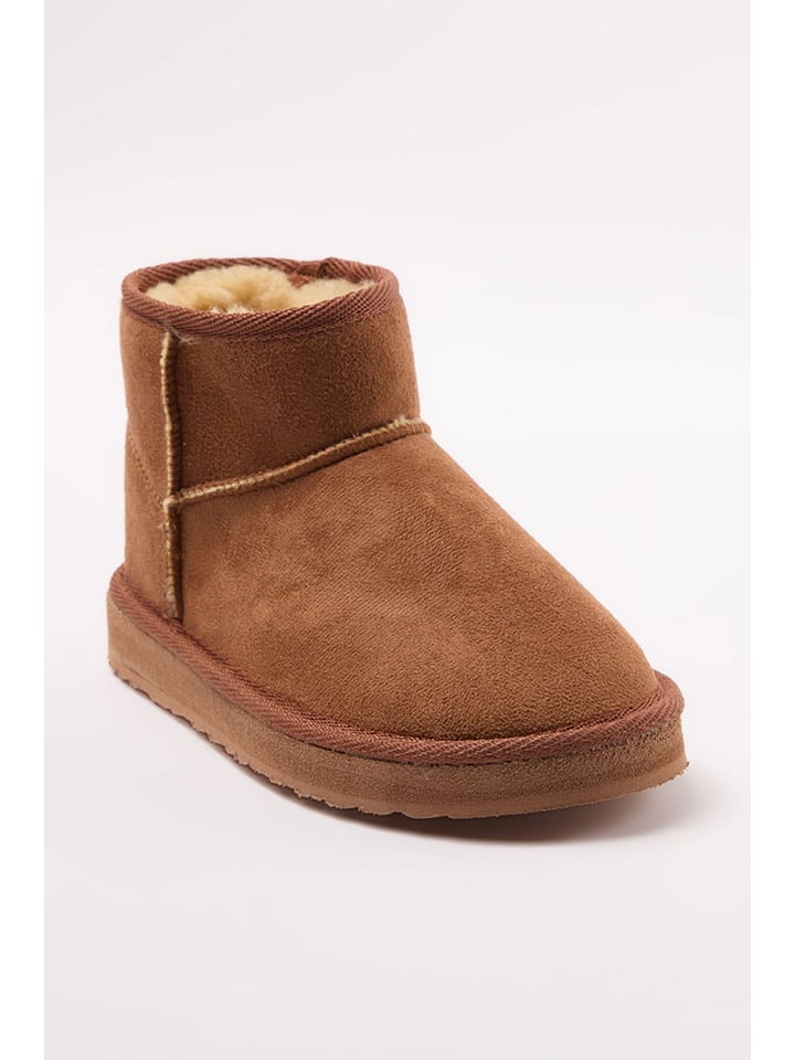 Boty trendyol Hellbraun 332782 Ankle-Boots in Hellbraun - 6