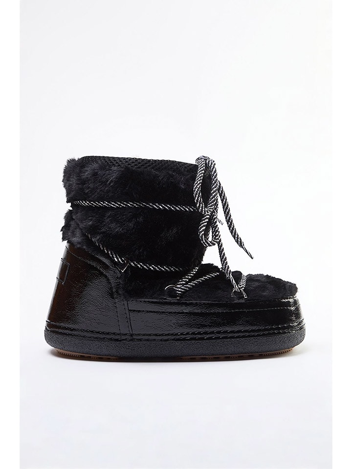 Boty trendyol Schwarz 3209555 Winterboots in Schwarz - 4