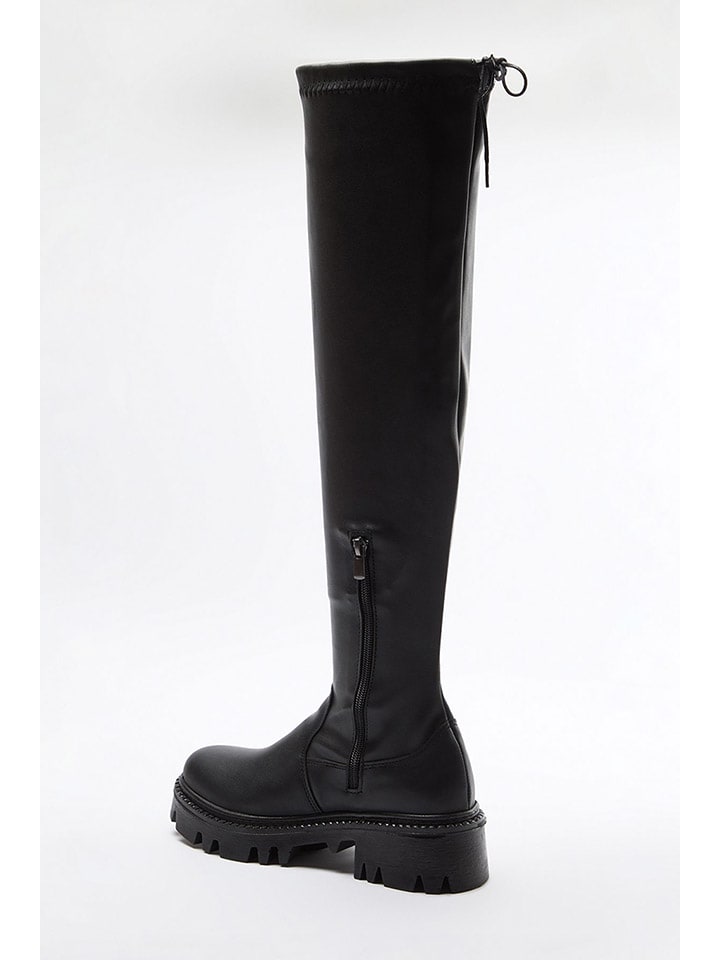 Kozačky trendyol Schwarz 3291014 Stiefel in Schwarz - 10