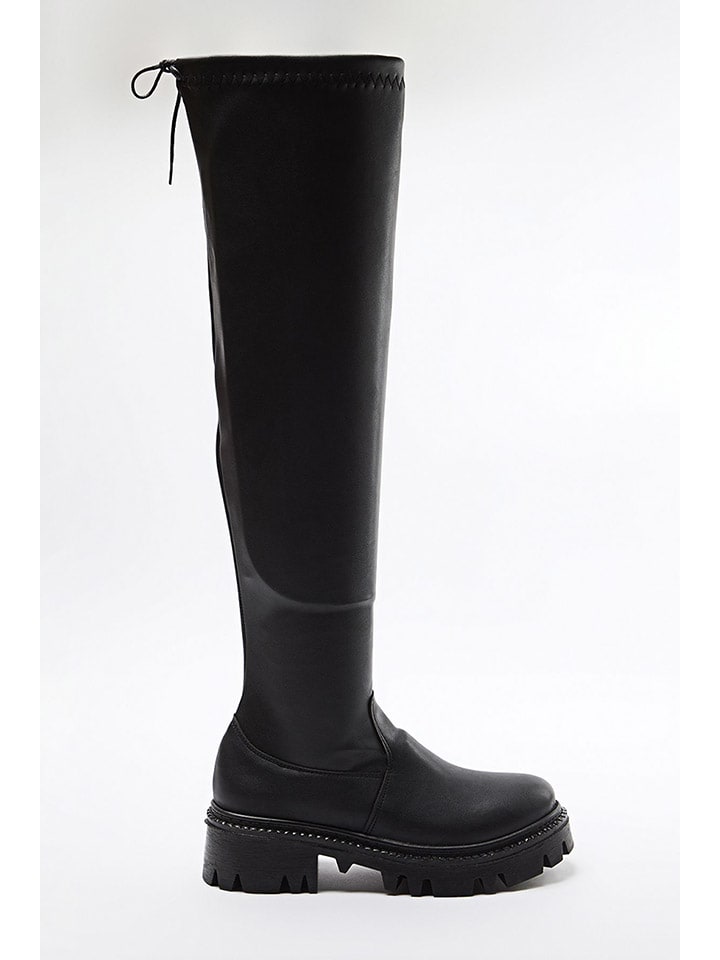 Kozačky trendyol Schwarz 3291014 Stiefel in Schwarz - 9