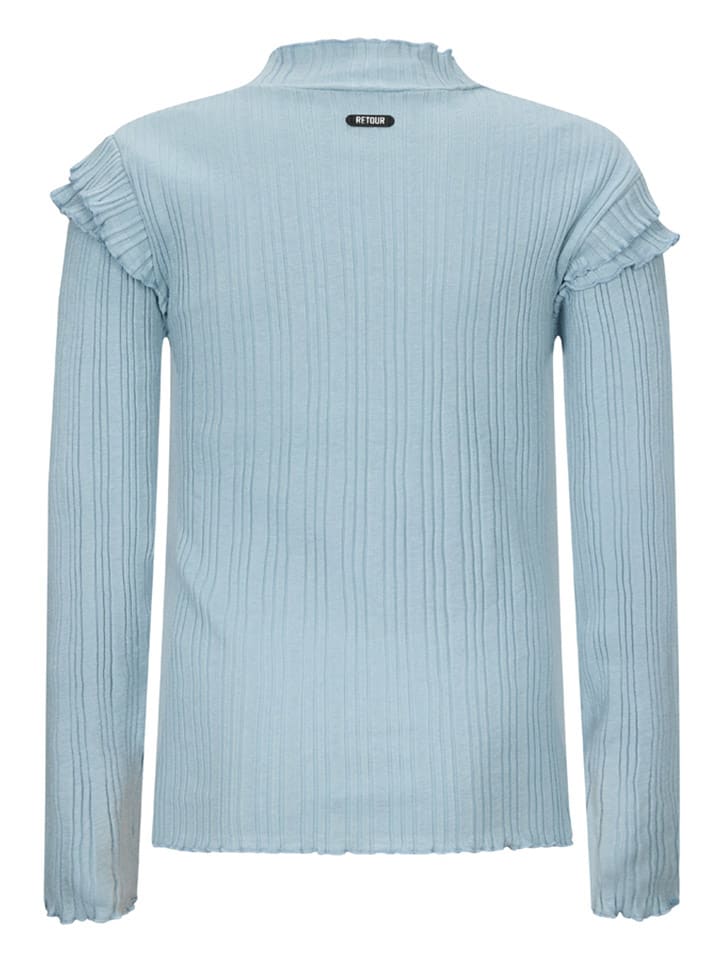 Tričko Retour Hellblau 4031554 Longsleeve "Riah" in Hellblau - 2