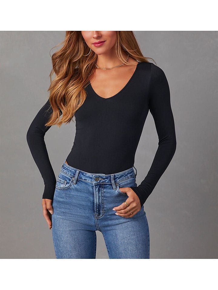 Milan Kiss Schwarz 1168495 Longsleeve in Schwarz - 2
