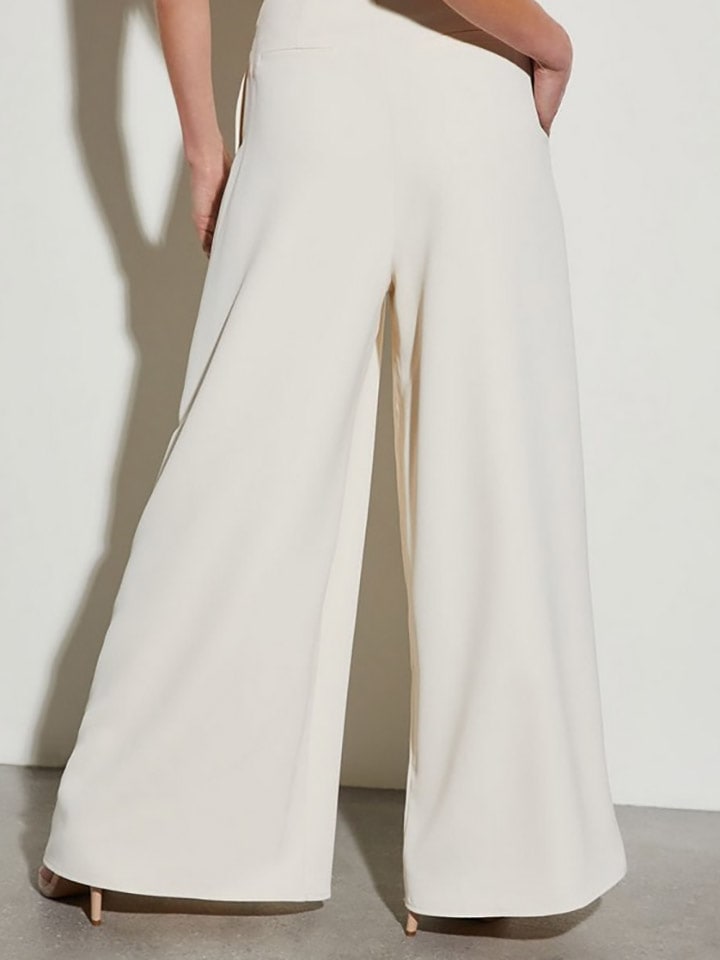 Milan Kiss Creme 6601079 Marlenehose in Creme - 4