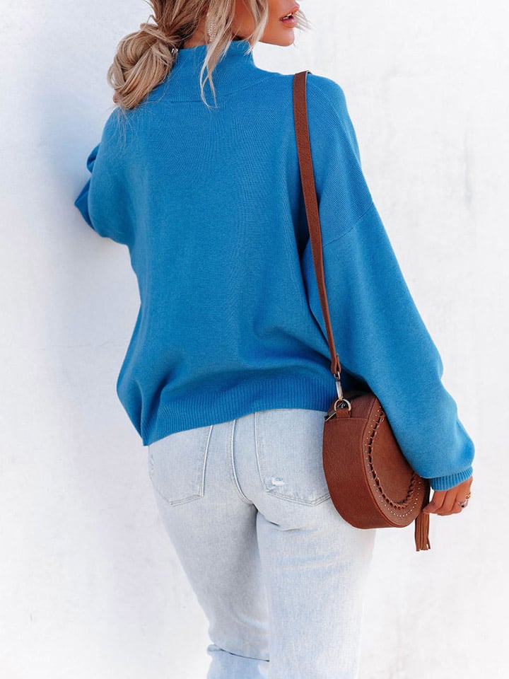 Milan Kiss Blau 6871051 Pullover in Blau - 5
