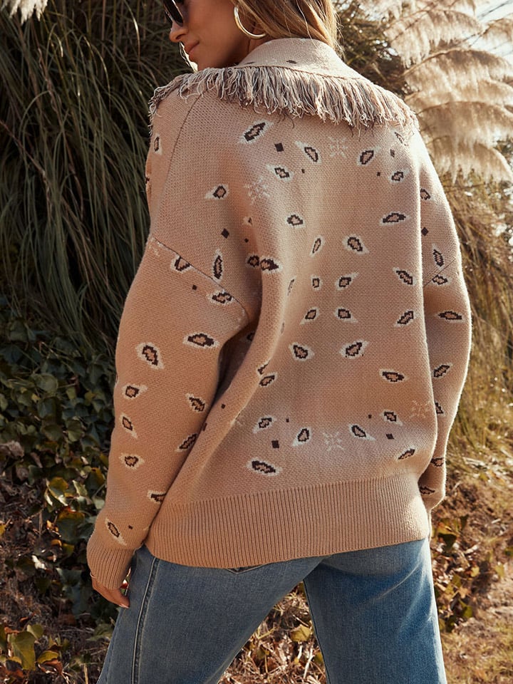 Milan Kiss Hellbraun 6013244 Cardigan in Hellbraun - 6