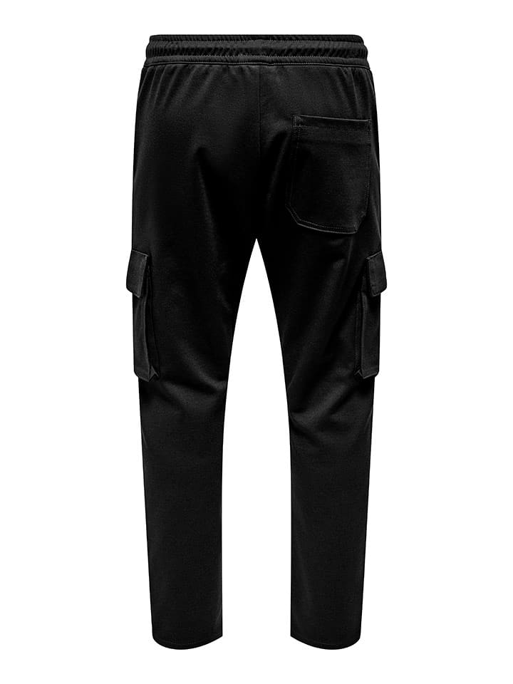 Kalhoty ONLY & SONS Schwarz 7751761 Cargohose "Live" in Schwarz - 2