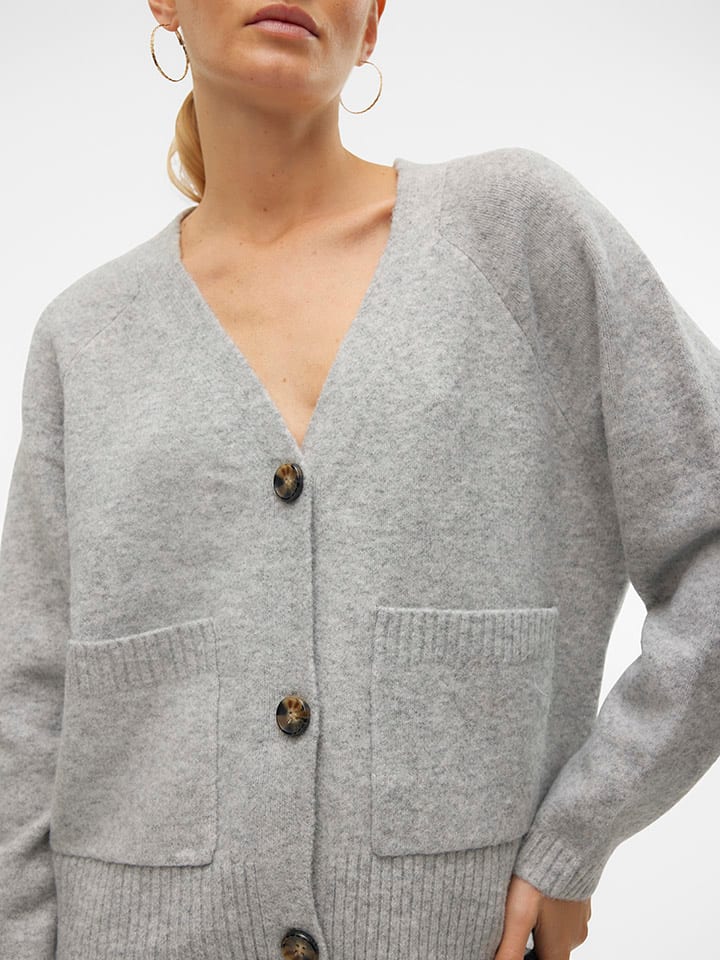 Vero Moda Grau 8419127 Cardigan in Grau - 4