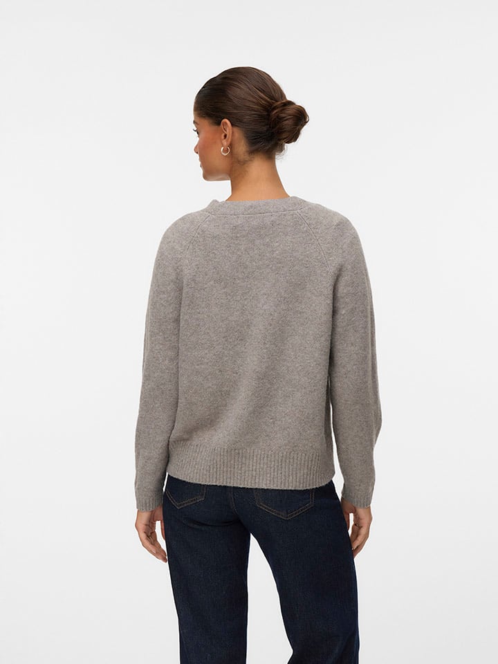 Vero Moda Taupe 944845 Cardigan in Taupe - 2