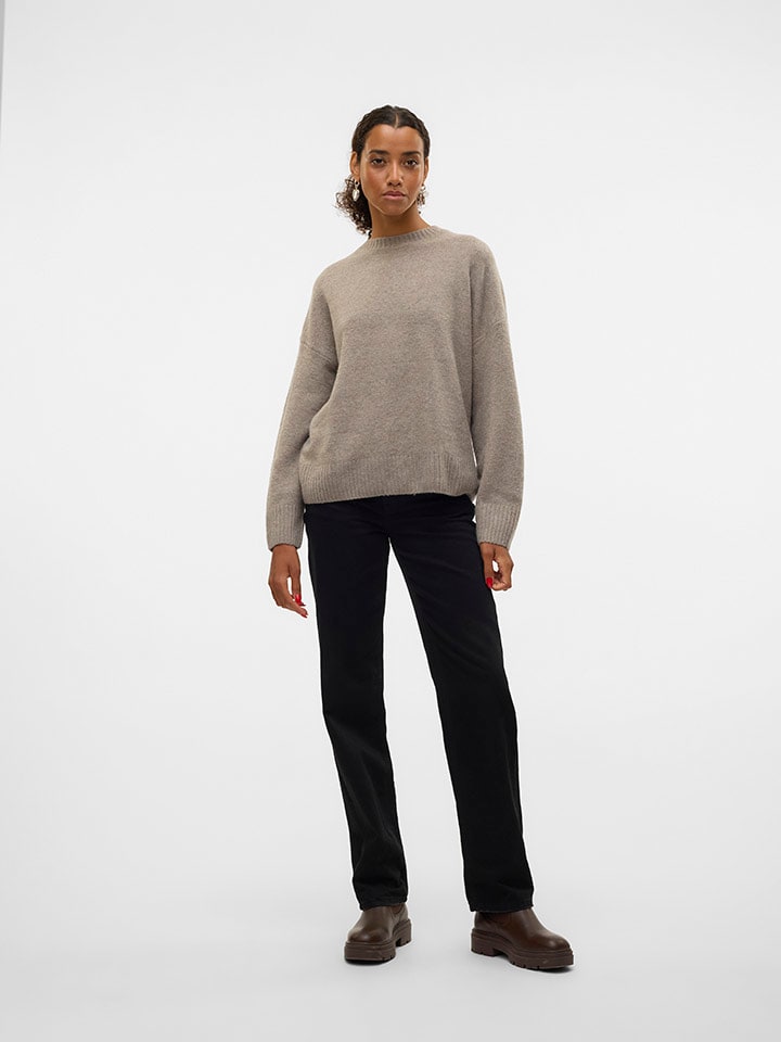 Vero Moda Taupe 5479795 Pullover in Taupe - 3