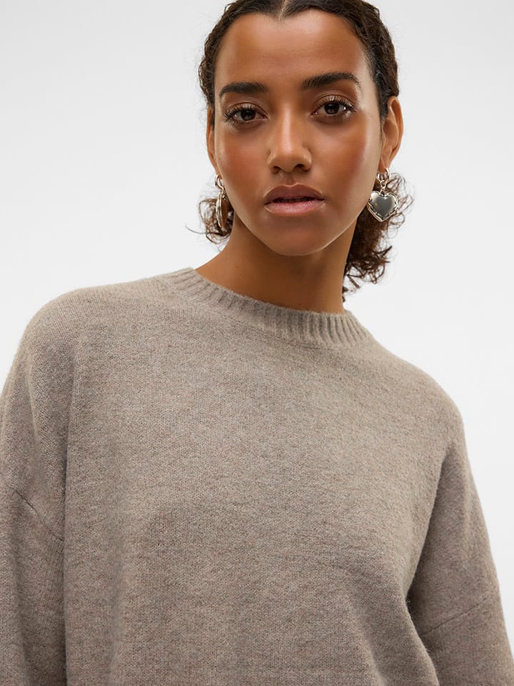 Vero Moda Taupe 5479795 Pullover in Taupe - 5