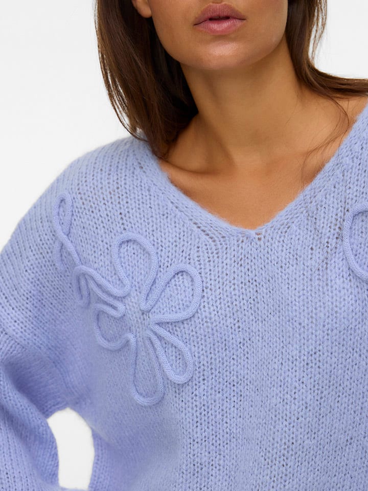 Vero Moda Hellblau 2983071 Pullover in Hellblau - 4