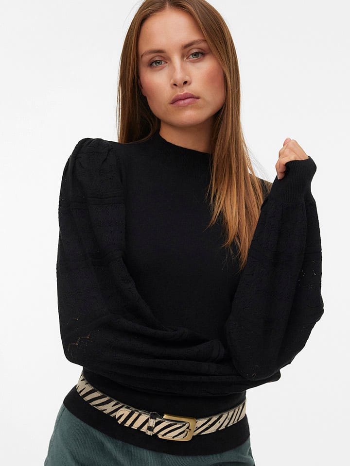 Vero Moda Schwarz 8736386 Pullover in Schwarz - 2