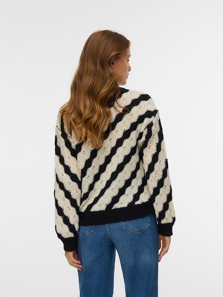 Vero Moda Schwarz/ Beige 4722452 Pullover in Schwarz/ Beige - 2