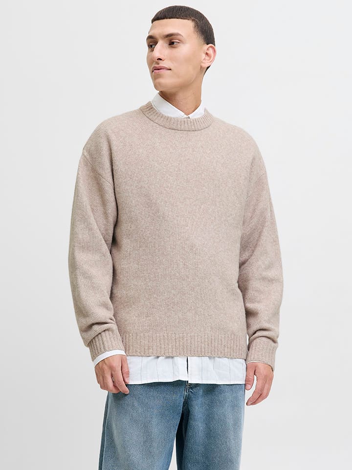 Svetr Jack & Jones Beige 5428495 Pullover in Beige - 4