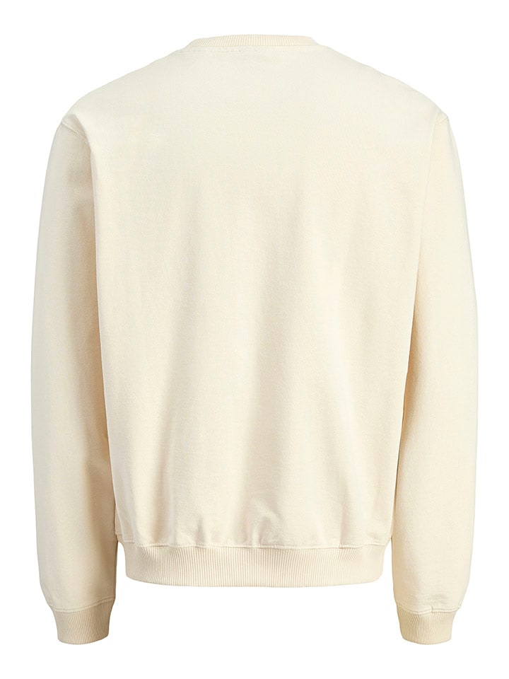 Mikina Jack & Jones Creme 9210189 Sweatshirt in Creme - 8