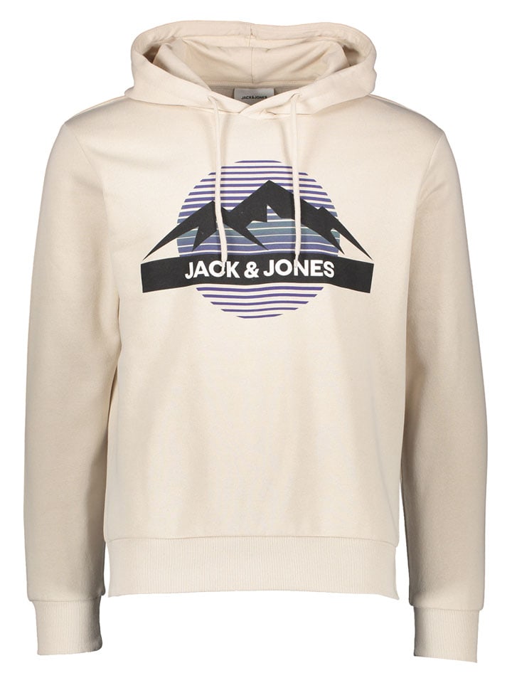Mikina Jack & Jones Creme 3478572 Hoodie in Creme - 1