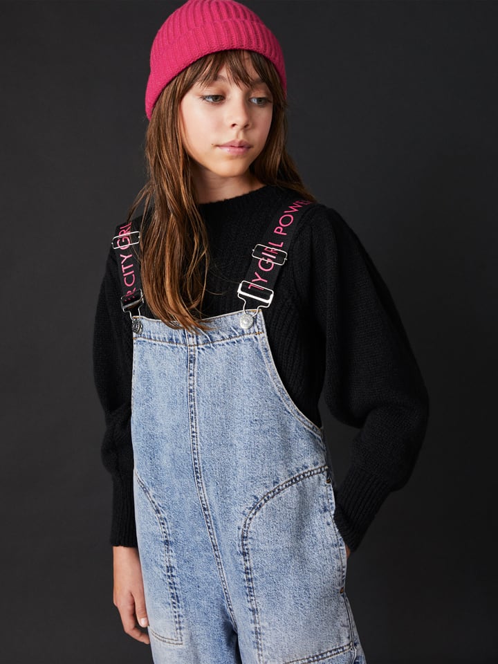 Dětská mikina Sisley Schwarz 883011 Sweatshirt in Schwarz - 2
