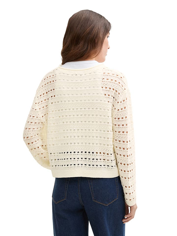 TOM TAILOR Denim Creme 6914953 Pullover in Creme - 2