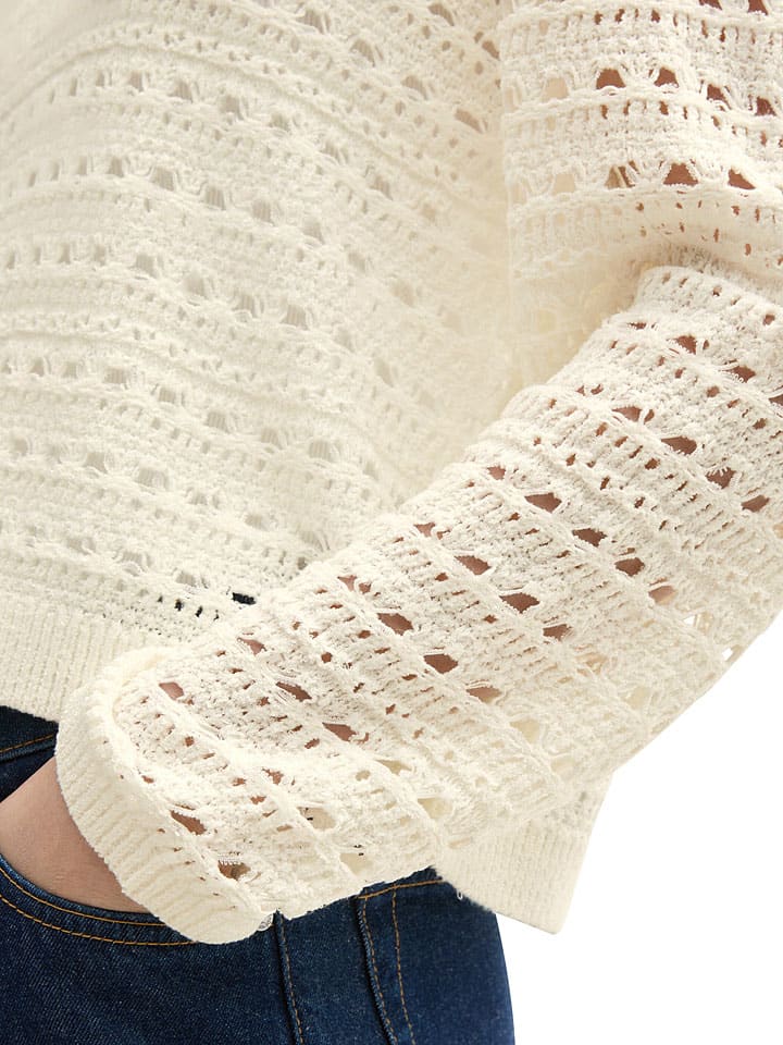 TOM TAILOR Denim Creme 6914953 Pullover in Creme - 5