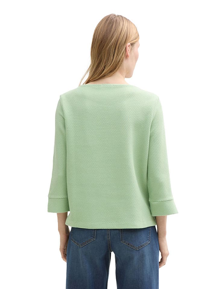 Mikina Tom Tailor Mint 9430998 Longsleeve in Mint - 2