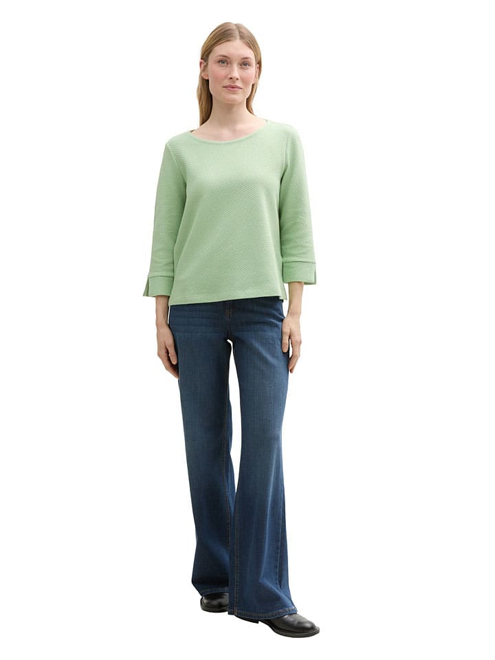 Mikina Tom Tailor Mint 9430998 Longsleeve in Mint - 3