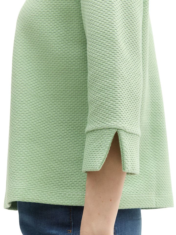 Mikina Tom Tailor Mint 9430998 Longsleeve in Mint - 4