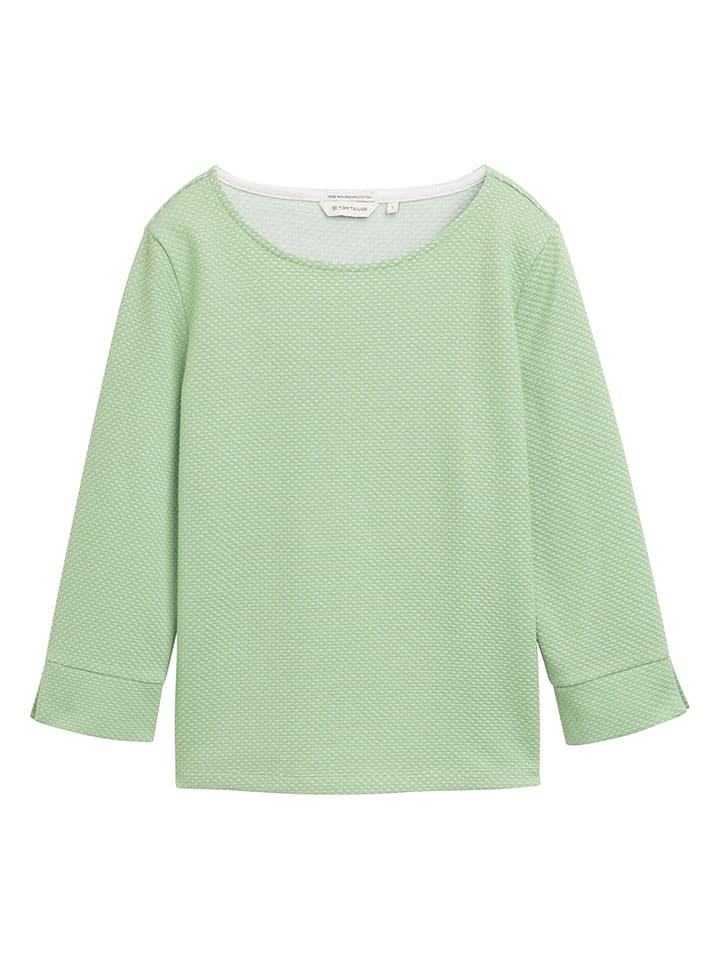 Mikina Tom Tailor Mint 9430998 Longsleeve in Mint - 5