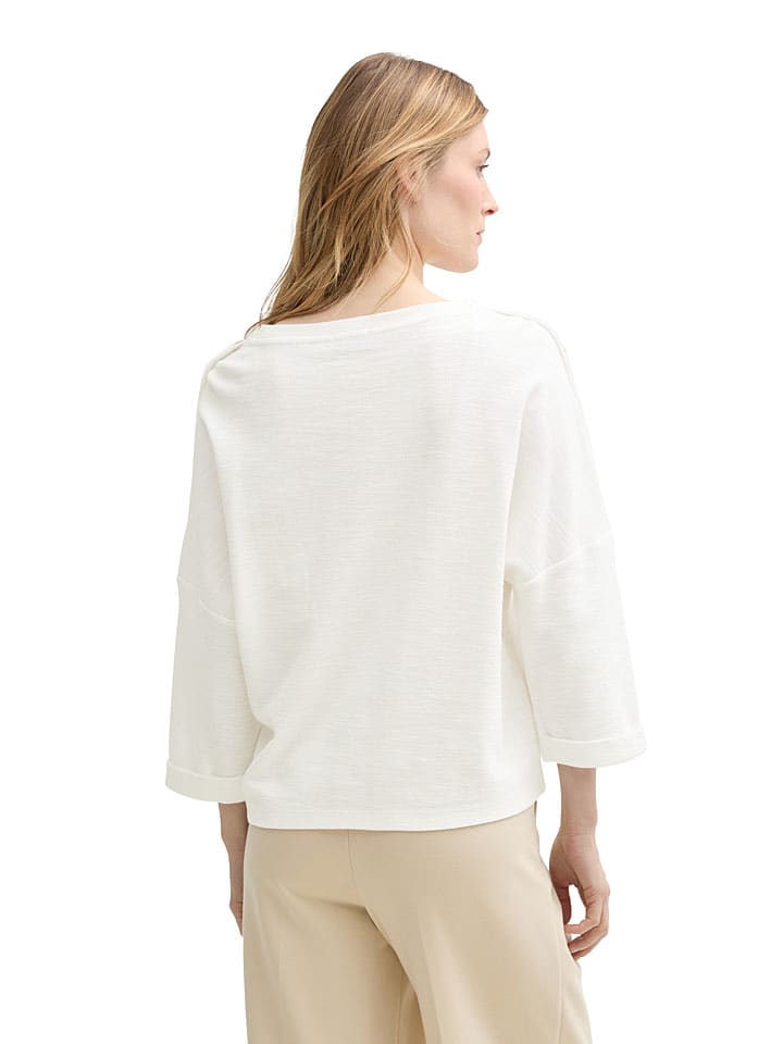 Tom Tailor Creme 5455152 Bluse in Creme - 2