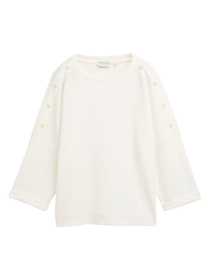 Tom Tailor Creme 5455152 Bluse in Creme - 5