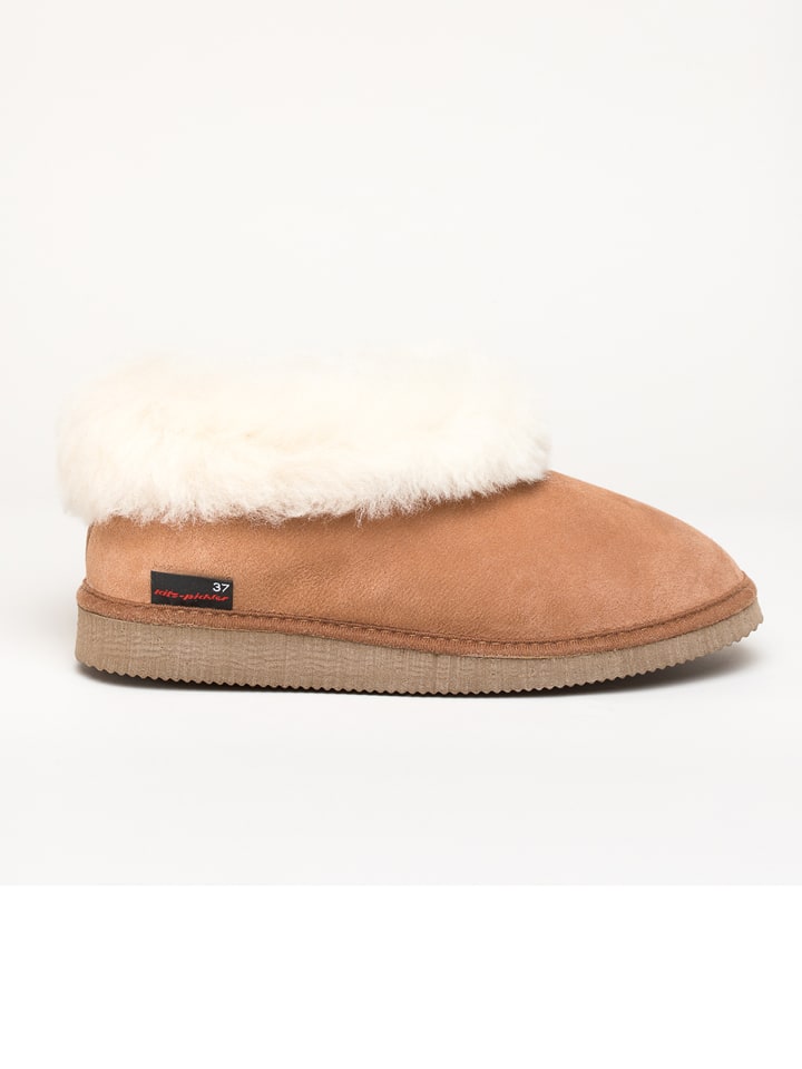 Boty kitz-pichler Beige 5647699 Leder-Hüttenschuhe "Gisi" in Beige - 2