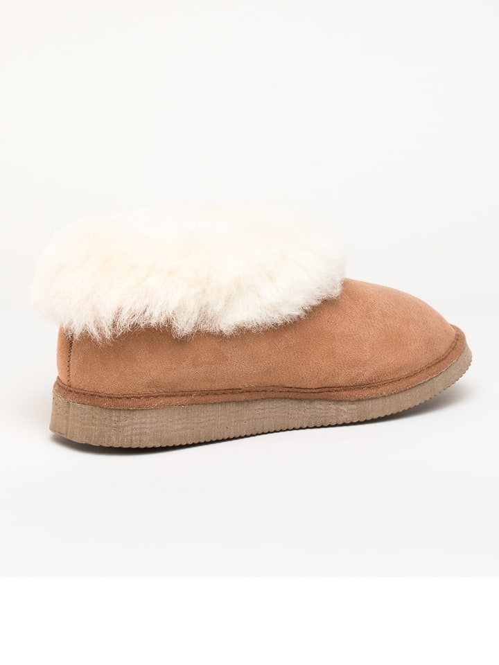 Boty kitz-pichler Beige 5647699 Leder-Hüttenschuhe "Gisi" in Beige - 5
