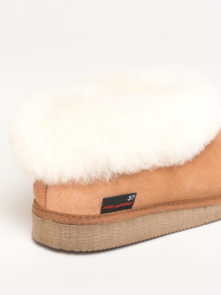Boty kitz-pichler Beige 5647699 Leder-Hüttenschuhe "Gisi" in Beige - 6