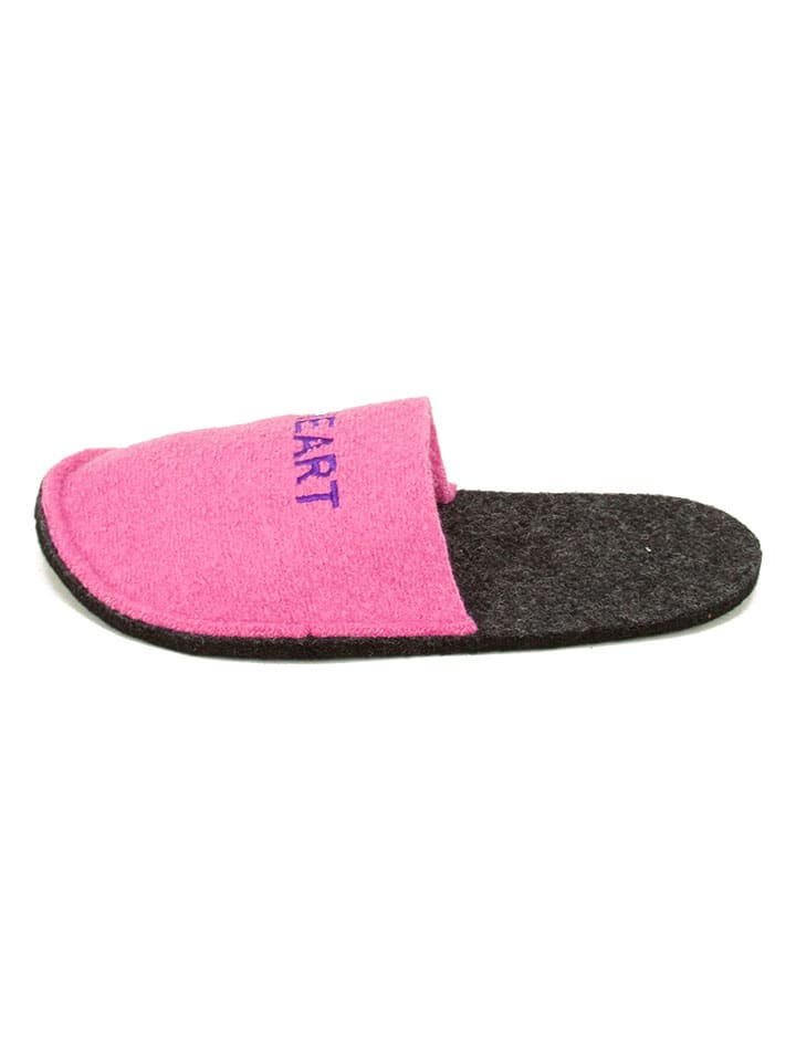 kitz-pichler Pink 751743 Hausschuhe "Happy *Sweet - Heart*" in Pink - 3