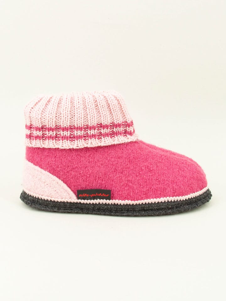 Boty kitz-pichler Pink/ Rosa 280906 Hüttenschuhe "Oetz" in Pink/ Rosa - 3