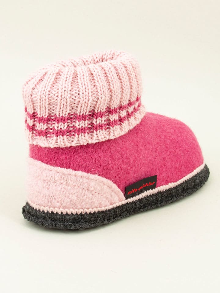 Boty kitz-pichler Pink/ Rosa 280906 Hüttenschuhe "Oetz" in Pink/ Rosa - 5