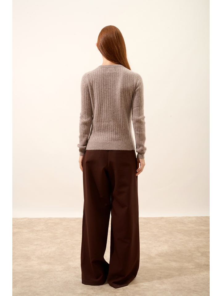 Just Cashmere Grau 4496674 Kaschmir-Pullover "Avana" in Grau - 3